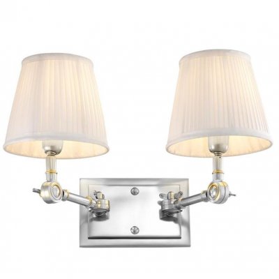 Бра Wall Lamp Wentworth Double Nickel+White Loft Concept 44.107223