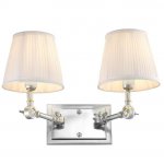 Бра Wall Lamp Wentworth Double Nickel+White Loft Concept 44.107223