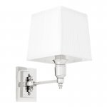 Бра Wall Lamp Lexington Single Nickel+White Loft Concept 44.108634