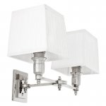 Бра Wall Lamp Lexington Double Nickel+White Loft Concept 44.108636