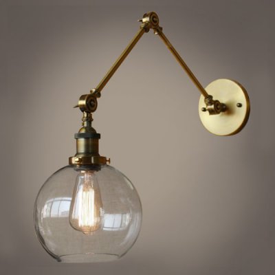 Бра Round Iron Joints Bronze Loft Concept 44.120