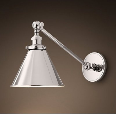 Бра 20TH C Library Single Sconce silver Loft Concept 44.147