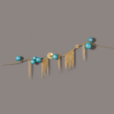 Lindsey Adelman 7-globe Cherry Bomb бирюзовое стекло Loft Concept 44.164