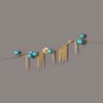 Lindsey Adelman 7-globe Cherry Bomb бирюзовое стекло Loft Concept 44.164