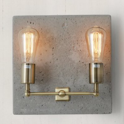Бра Concrete SocKet Double Bra Loft Concept 44.214
