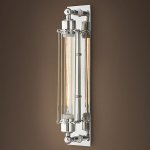 Бра RH Loft Industrial Edison EDISON Cage Polished Nickel Loft Concept 44.285