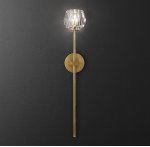 Бра RH Boule de Cristal Long Sconce Brass Loft Concept 44.305