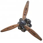 Бра пропеллер Wood Propeller Wall Lamp Loft Concept 44.351