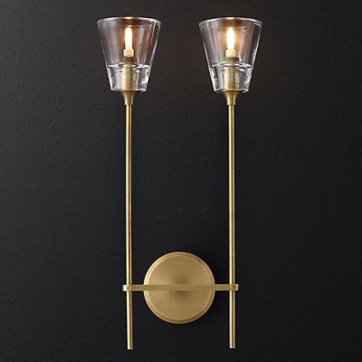 Бра RH Torche De Verre Double wall lamp Loft Concept 44.395