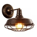 Бра Wall lamp DARK CAGE Brown vintage Loft Concept 44.428