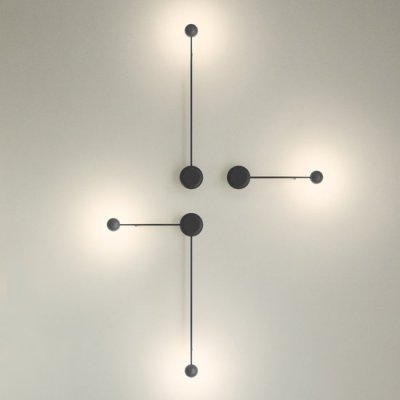 Бра Vibia Pin Wall Light black Loft Concept 44.530 Бра Vibia Pin Wall Light black Loft Concept 44.530