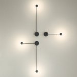 Бра Vibia Pin Wall Light black Loft Concept 44.530