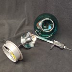 Плафон сстекло голубой 140мм (57мм посадка) Lumion 4454 SIERRA под пружины