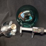 Плафон сстекло голубой 140мм (57мм посадка) Lumion 4454 SIERRA под пружины