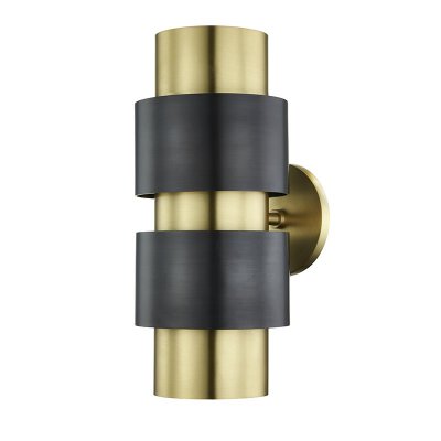 Бра Hudson Valley 9420-AOB Cyrus 2 Light Wall Sconce In Aged Old Bronze Loft Concept 44.657