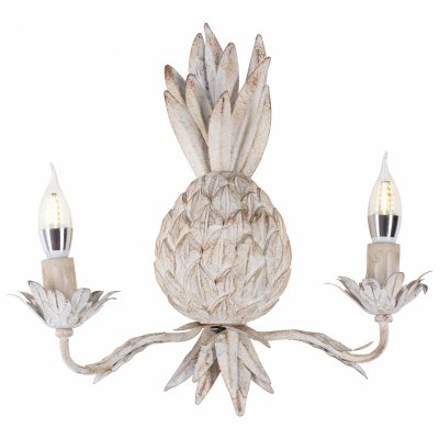 Бра Ананас белый прованс Pineapple Wall Lamp Loft Concept 44.754 Бра Ананас белый прованс Pineapple Wall Lamp Loft Concept 44.754