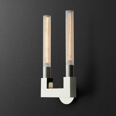 Бра RH CANNELLE wall lamp DOUBLE Sconces Chrome Loft Concept 44.759