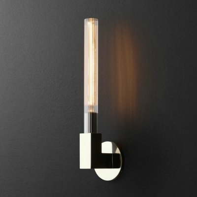 Бра RH CANNELLE wall lamp SINGLE Sconces Chrome Loft Concept 44.760