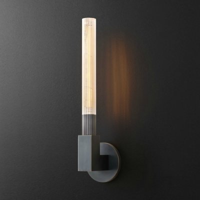 Бра RH CANNELLE wall lamp SINGLE Sconces Black Loft Concept 44.762