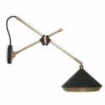 Бра Bert Frank SHEAR SHEAR WALL LIGHT Черный Loft Concept 44.841