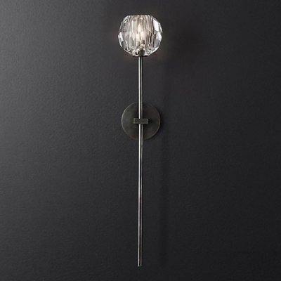 Бра RH Boule de Cristal Long Sconce Black Loft Concept 44.864