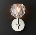 Бра RH Boule de Cristal Single Sconce Chrome Loft Concept 44.866
