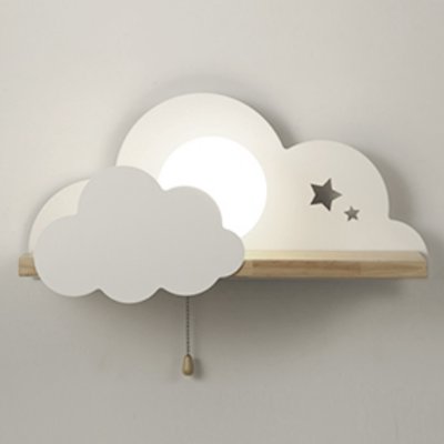 Бра с полкой Белое Облако Wall Lamp White Cloud Loft Concept 44.898-0