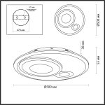 Люстра потолочная Lumion 4501/85CL MILLY
