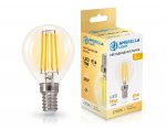 Лампа светодиодная Шар P45 11W 2700K Ambrella 451133 Filament LED P45 11W E14 2700K 220-240V