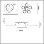 Люстра потолочная Lumion 4512/96CL LANNA