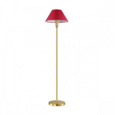 

Торшер с красным абажуром Odeon light 4514/1F золото, 4514/1F