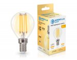 Лампа светодиодная Шар P45 15W 2700K Ambrella 451533 Filament LED P45 15W E14 2700K 220-240V