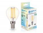 Лампа светодиодная Шар P45 15W 4000K Ambrella 451534 Filament LED P45 15W E14 4000K 220-240V