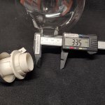 Плафон стекло прозрачное 130*100мм E14 (33мм посадка) Lumion 4517 ALANA