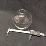 Плафон стекло прозрачное 130*100мм E14 (33мм посадка) Lumion 4517 ALANA