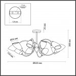 Люстра потолочная Lumion 4532/10C DARLENE