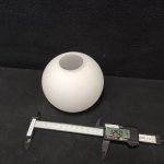 Плафон стекло матовое белое шар 130*100мм Е27 (44мм посадка) Lumion 4537 DANIELLA