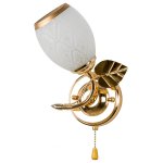 Настенный светильник 4552/1wFGD WT Экономсвет