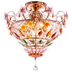 Светильник ЭкономСвет 4591/8+4FG WT BN PK GNk