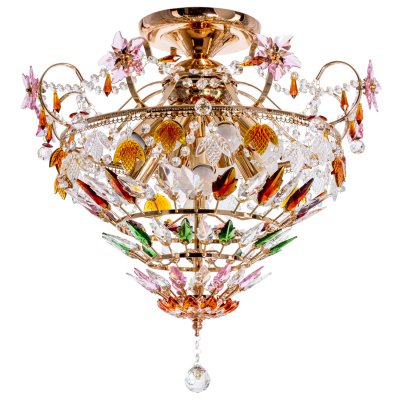 Светильник ЭкономСвет 4591/8+4FG WT BN PK GNk