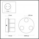 Светильник потолочный Odeon Light 4599/15CL VINTAGE
