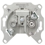 Gira Мех Розетка TV-FM оконечная, затухание 5дБ (G4600)