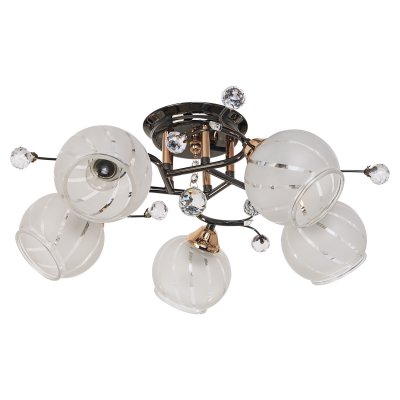 Люстра современная Экономсвет 4603/5GM+GD WT