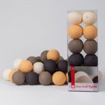 Гирлянда хлопковые фонарики Сotton Ball Clay Loft Concept 46.039-2