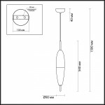 Подвесной светильник Odeon light 4613/5L LARUS