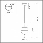 Подвесной светильник Odeon light 4622/12L LARUS