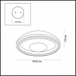 Светильник потолочный Odeon light 4623/48CL BENSO