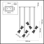 Люстра Odeon light 4638/8 DORTA