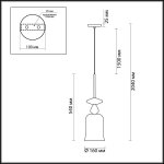 Подвесной светильник Odeon light 4646/1 BELLA