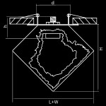 Светильник точечный встраиваемый диодный Lightstar 4646 Belle arti